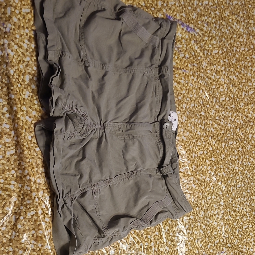 True Craft Olive Green Shorts